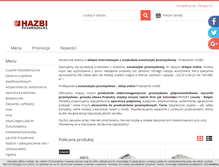 Tablet Screenshot of hazbi.com